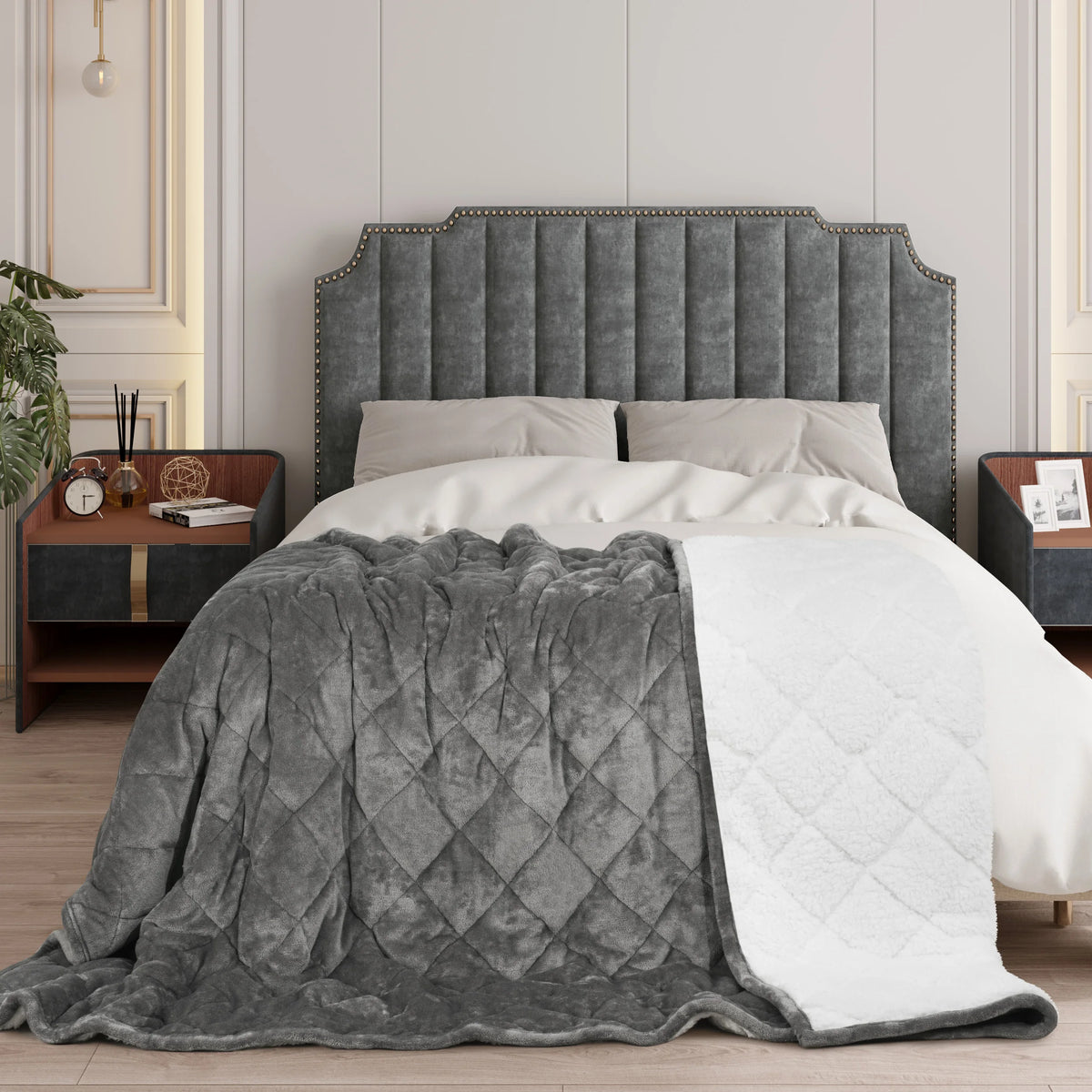 Couverture Lestée Sherpa Double Face